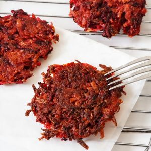 placki ziemniaczane z burakiem