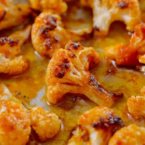 chrupiący kalafior z piekarnika