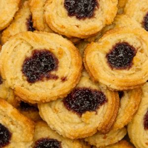 kruche ciasteczka z marmoladą