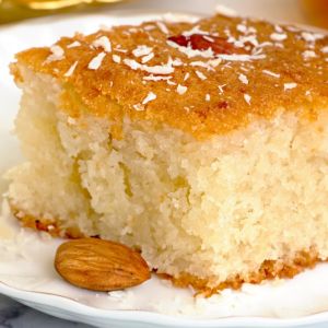 revani - tureckie ciasto biszkoptowe nasączane syropem