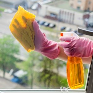 mycie okien olejem lnianym