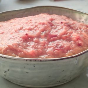 szybki dżem z rabarbaru