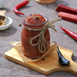 chutney z rabarbaru i chili