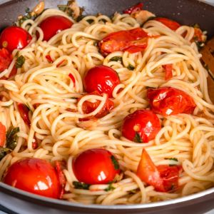 jednogarnkowe spaghetti