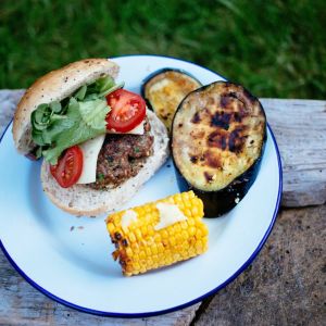 prosty domowy burger