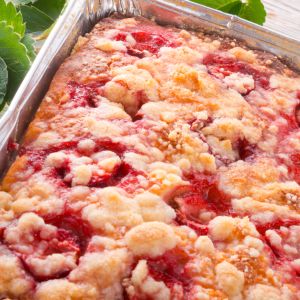 placek z truskawkami