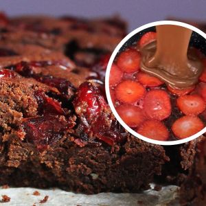 ciasto truskawkowe z patelni