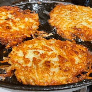 chrupiące placki ziemniaczane