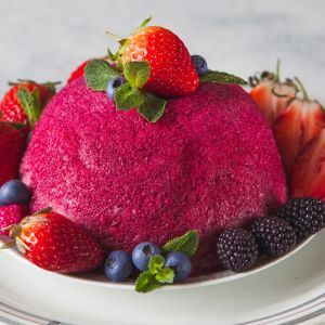 letni pudding z owocami