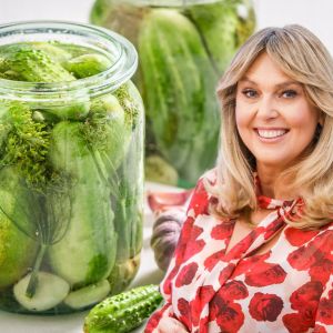 ogórki małosolne z miodem