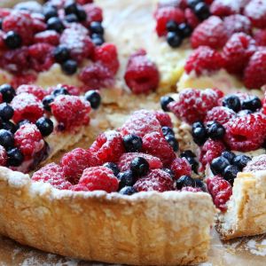 kruche ciasto z owocami