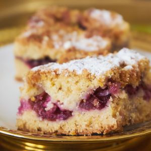 szybki placek ze śliwkami