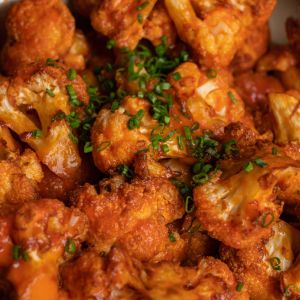 kalafior pieczony w marynacie