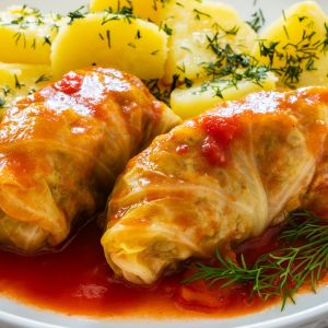 gołąbki na pionowo