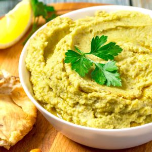 pasta z groszku konserwowego