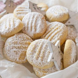 budyniowe ciasteczka śnieżynki