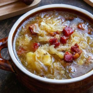 trik z podsmażaniem kapusty do kapuśniaku