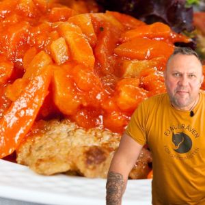 karp w sosie pomidorowym