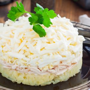 sałatka łabędzi puch