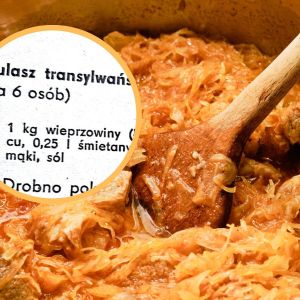 gulasz transylwański z kiszoną kapustą