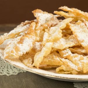 faworki - nadmiar mąki