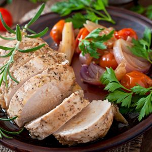 pieczony filet z kurczaka