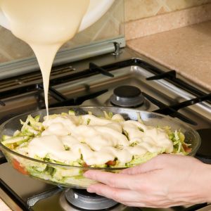 zapiekanka warzywna z beszamelem