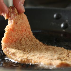 smażenie schabowych