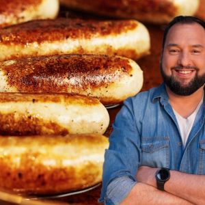 zapiekana biała kiełbasa Jaśka Kuronia