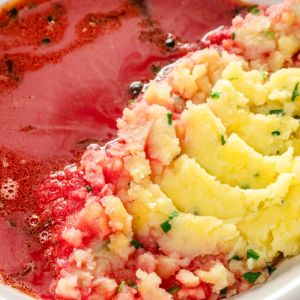 zupa buraczkowa z puree