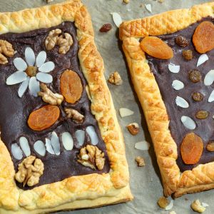 mazurek na cieście francuskim