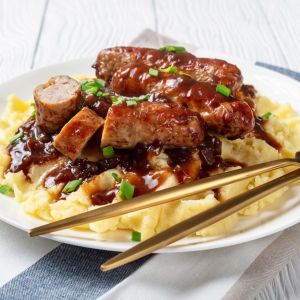 bangers and mash
