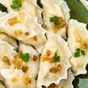 Pierogi z białej kapusty