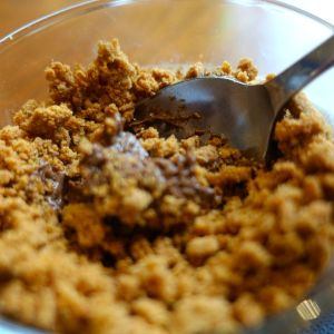 szybka owsianka budyniowa z kremem ciasteczkowym