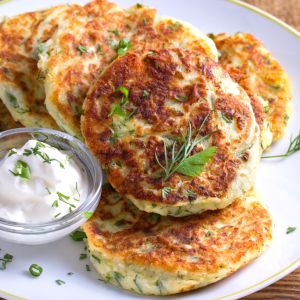 Kotlety ziemniaczane z kapustą