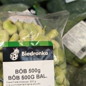 młody bób z Biedronki