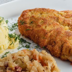 kotlet schabowy panierka z kaszy manny