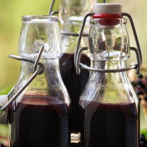 syrop z owoców czarnego bzu z imbirem