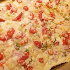 pizza z serka wiejskiego