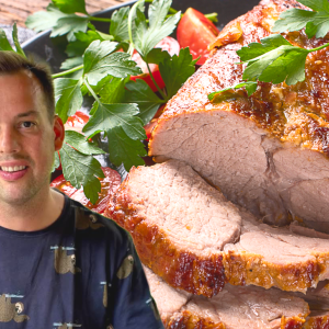 Schab pieczony w mleku