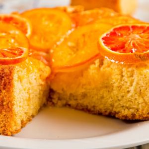 odwracane ciasto pomarańczowe
