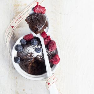 Ciasto dla dwojga - czekoladowe z pieprzem cayenne