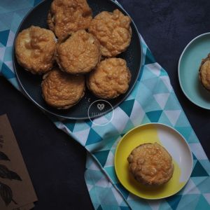 Kruche babeczki z jabłkami