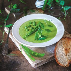Zupa krem z zielonego groszku