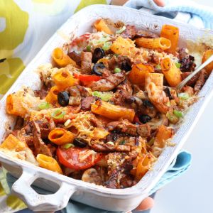 zapiekanka gyros z makaronem