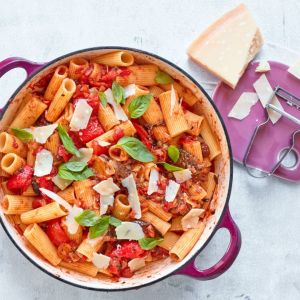 Caponata - przepis z makaronem