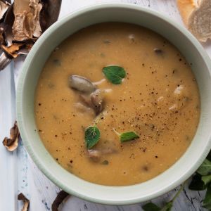 Zupa grzybowa z suszonych grzybow