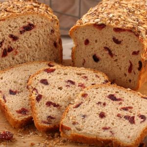 Chleb z żurawiną