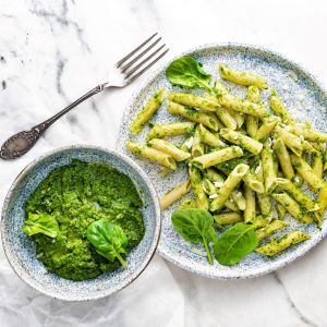 Pesto ze szpinaku