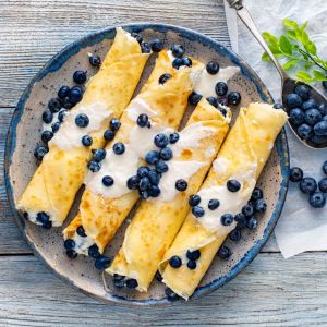 Naleśniki z jagodami